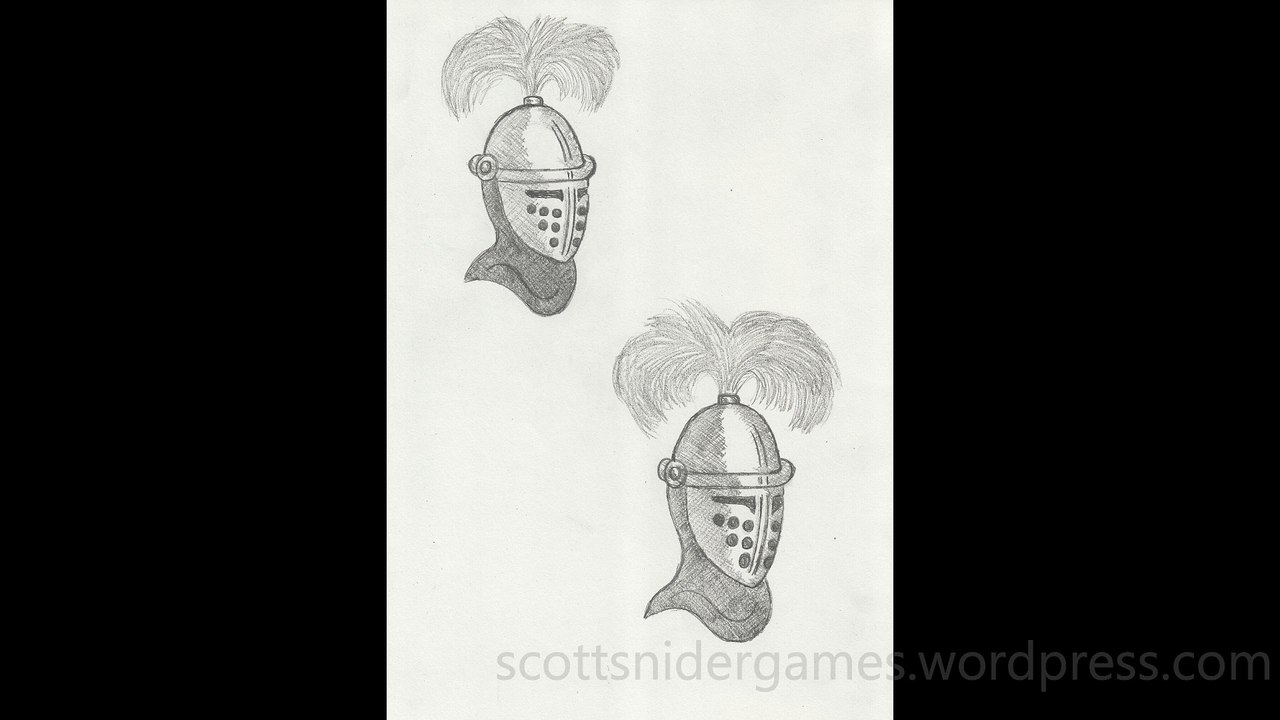 Knights Portrait Pencil Sketches Video #2 (09-01-2024)