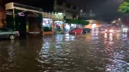 CDMX: Se reportan calles inundadas tras una intensa lluvia debido a la tormenta