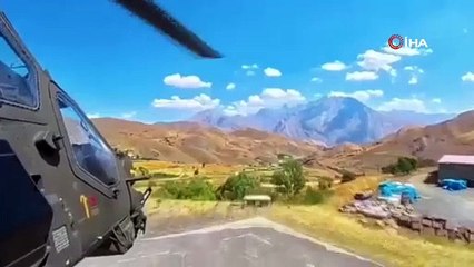 PKK'nın mühimmat deposu böyle havaya uçuruldu