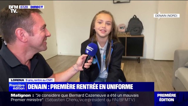 À Denain, dans le Nord, les écoliers se préparent pour leur première rentrée en uniforme