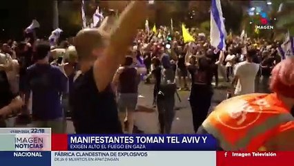 Manifestantes toman las calles de Tel Aviv para exigir seguridad