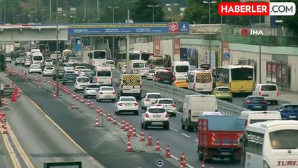 İstanbul'da eğitim-öğretim döneminin başlamasıyla trafik yoğunluğu