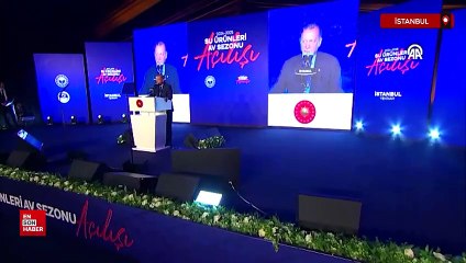 Cumhurbaşkanı Erdoğan, 2024-2025 Su Ürünleri Av Sezonu Açılışı'na katıldı