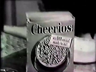 1950s Cheerios TV commercial - fireman a RUGGED hero