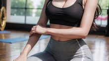 [4K] - GYM GIRL | ストッキングユーチューバー | 오피스룩 스타킹 | A