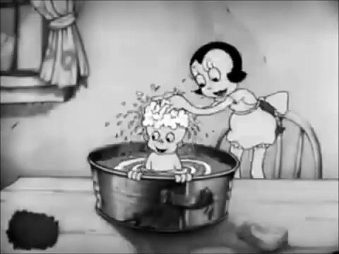 Looney Tunes Buddy's Day Out 1933 spanking scene