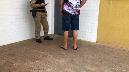 Tio ameaça sobrinho com facão e é preso