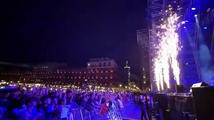 Omar Montes pone a vibrar a la plaza Mayor de Valladolid
