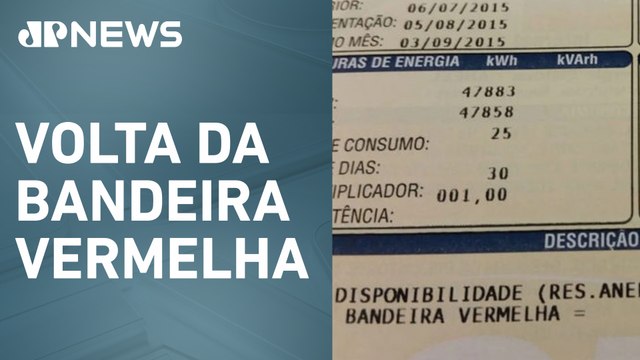 Conta de luz fica mais cara em setembro em consequência da estiagem