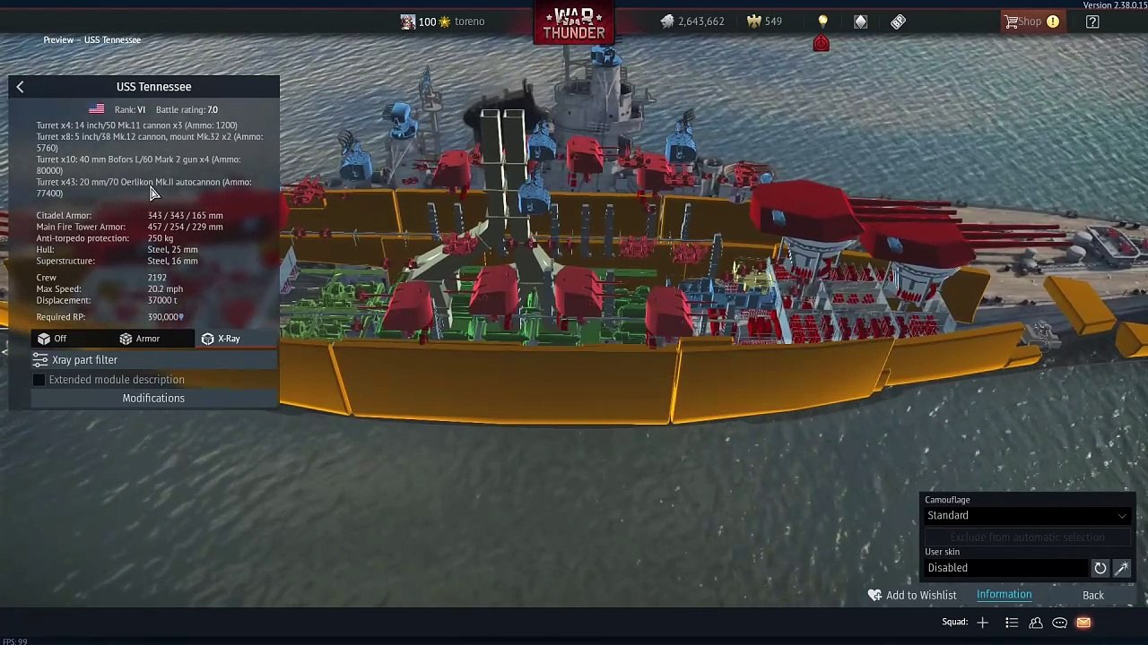 USS Tennessee First Impressions - Dance of Dragons Dev Server - War Thunder