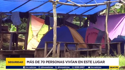 Descubren campamento clandestino que albergaba migrantes