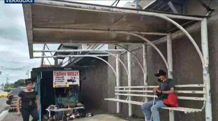 Usuarios exigen reparación de parada en la central de Santiago