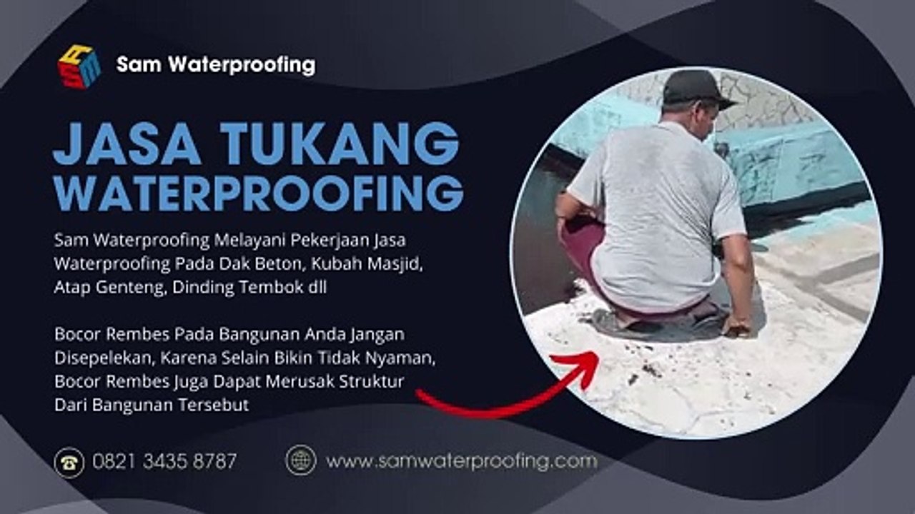 Telp/Wa 0821 3435 8787 Kontraktor Jasa Waterproofing Dak Beton Terbaik dan Berpengalaman di Brebes Jawa Tengah