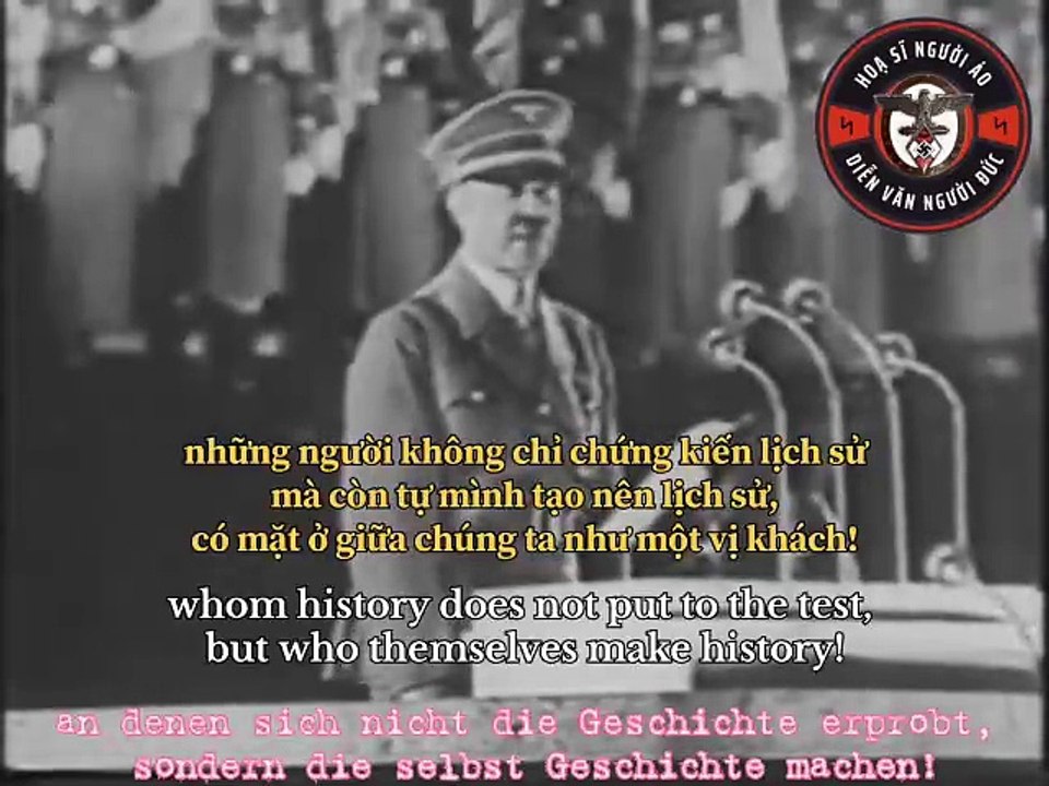 Hitler speech, Maifeld 28 September 1937 Vietsub, Engsub