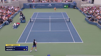 Borges - Mensik - Les temps forts du match - US Open