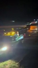 Ônibus de passageiros da 1001 tomba na Via Dutra em Seropédica