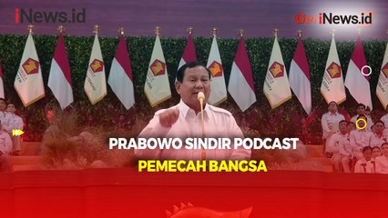 Momen Prabowo Singgung Ada Orang Pintar Sedikit-sedikit Podcast
