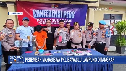 Penembak Mahasiswa yang PKL Bawaslu Lampung Ditangkap, Terungkap Pelaku Juga Bandar Narkoba