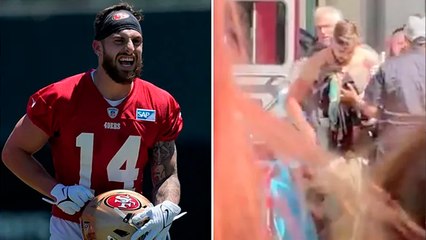 NFL: Ricky Pearsall, jugador de los San Francisco 49ers, es llevado en ambulancia tras ser herido en un asalto