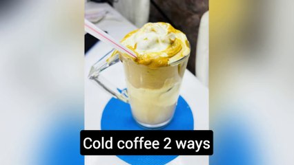 Скачать видео: Iced Coffee at home easy _ Cold Coffee