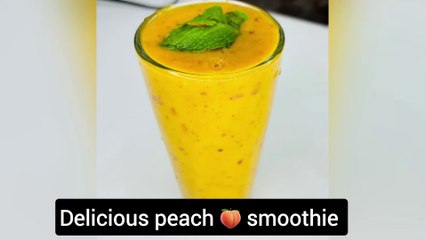 Peach Smoothie _ Refreshing and Healthy Smoothie _ Special for Summer