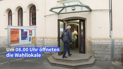 Wahllokale in Thüringen und Sachsen sind geöffnet