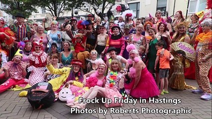 Frock Up Friday in Hastings, East Sussex, on August 31 2024
