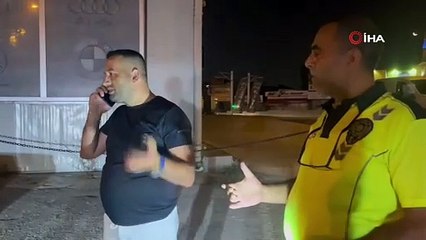 Ehliyetini vermemek için direndi, ’Eşimle telefonda görüşüyorum’ dedi
