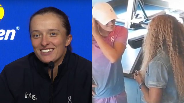 Tennis - US Open 2024 - Iga Swiatek met Serena Williams saturday : A star who was still intimidating me