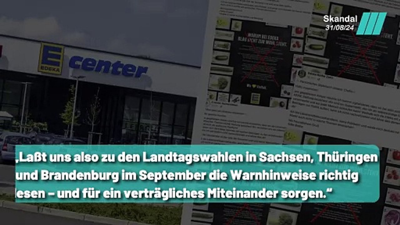 Distanzierung von Edeka's Anti-AfD Kampagne