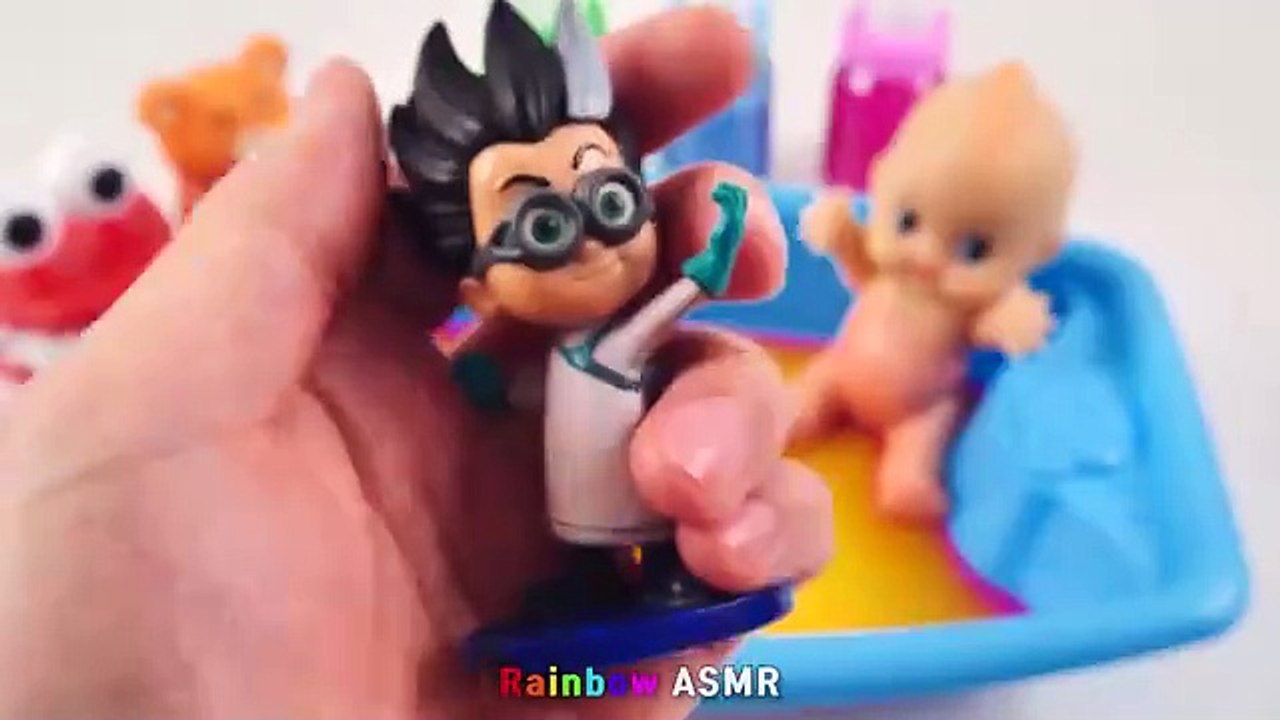 Satisfying Video l How to Make Rainbow Bathtubs into Mixing Slime with Glitter Pool Cutting ASMR #15