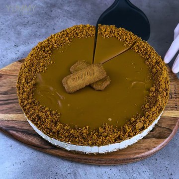 تشيز كيك اللوتس البارد بالفيديو