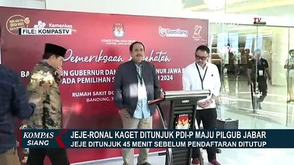 Download Video: Mengaku Kaget Ditunjuk Maju Pilkada Jabar oleh PDI-P, Ronal: Belum Pernah Komunikasi dengan Jeje