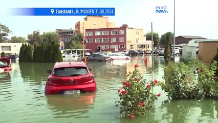 Schwere Überschwemmungen in Ostrumänien am Schwarzen Meer