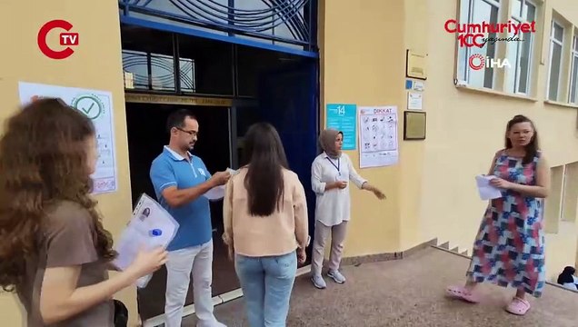 Sınav saati ile giriş saatini karıştırınca sınava alınmadı