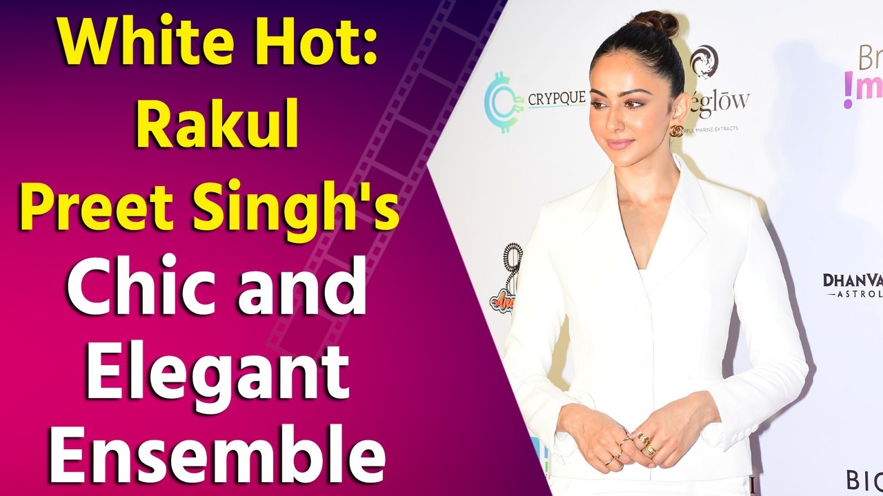 Rakul Preet Singh's All-White Outfit Makes a Lasting Impression