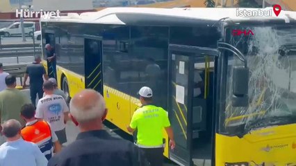 Avcılar’da İETT otobüsü kazası! D-100 kara yolu trafiğe kapandı