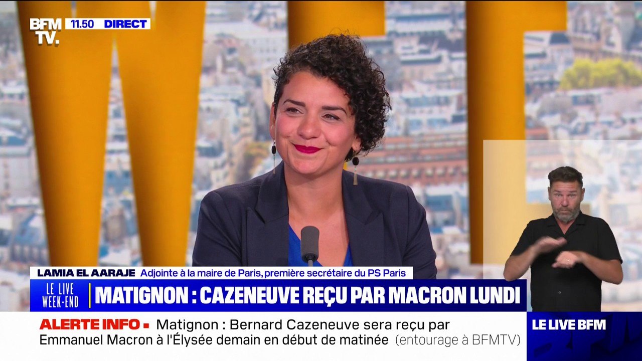 Lamia El Aaraje (PS): Bernard Cazeneuve, "ne peut être un supplétif de la macronie"