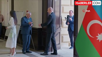 Azerbaycan Cumhurbaşkanı Aliyev Milli Meclis seçimleri için oyunu kullandı