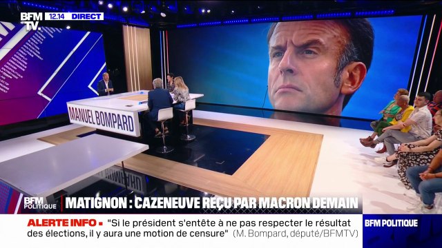Manuel Bompard (LFI): Si le président de la République s'entête à ne pas respecter le résultat des élections (...), il y aura une motion de censure, il y aura une mobilisation et il y aura une motion de destitution