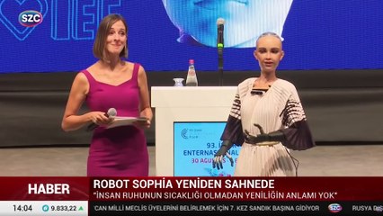 İzmir Fuarı'nda Sürpriz Konuk Robot Sophia 🤖