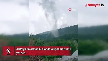 Antalya'da hortum paniği