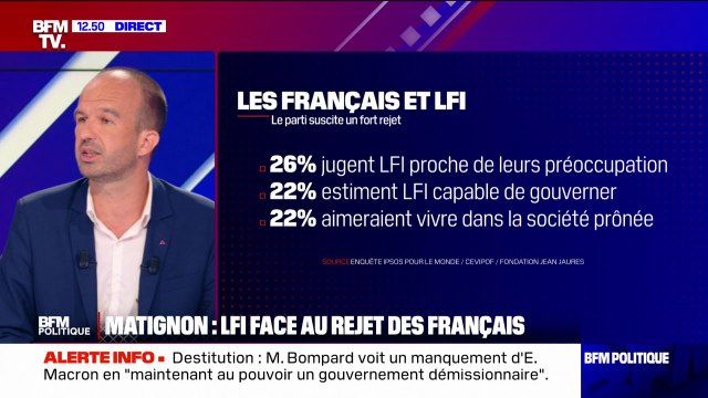 Manuel Bompard (LFI): l'extrême gauche n'est pas la catégorie politique dans laquelle nous nous inscrivons