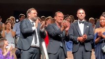 Jude Law and Nicholas Hoult receive seven-minute standing ovation at Venice Film Festival