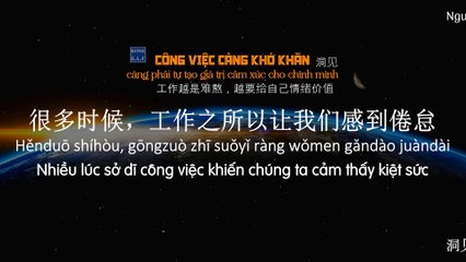 Công việc càng khó khăn càng phải tự tạo giá trị cảm xúc cho chính mình