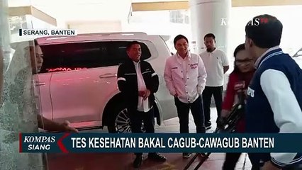 Bacagub Andra Soni Optimis Hasil Tes Kesehatan untuk Pilkada Banten Baik, Sebut Pernah Jadi Atlet