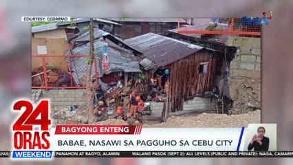 24 Oras Weekend Part 1 - Bagyong Enteng; Butas sa BRP Teresa Magbanua; POGO sa Lapu-Lapu City; atbp.