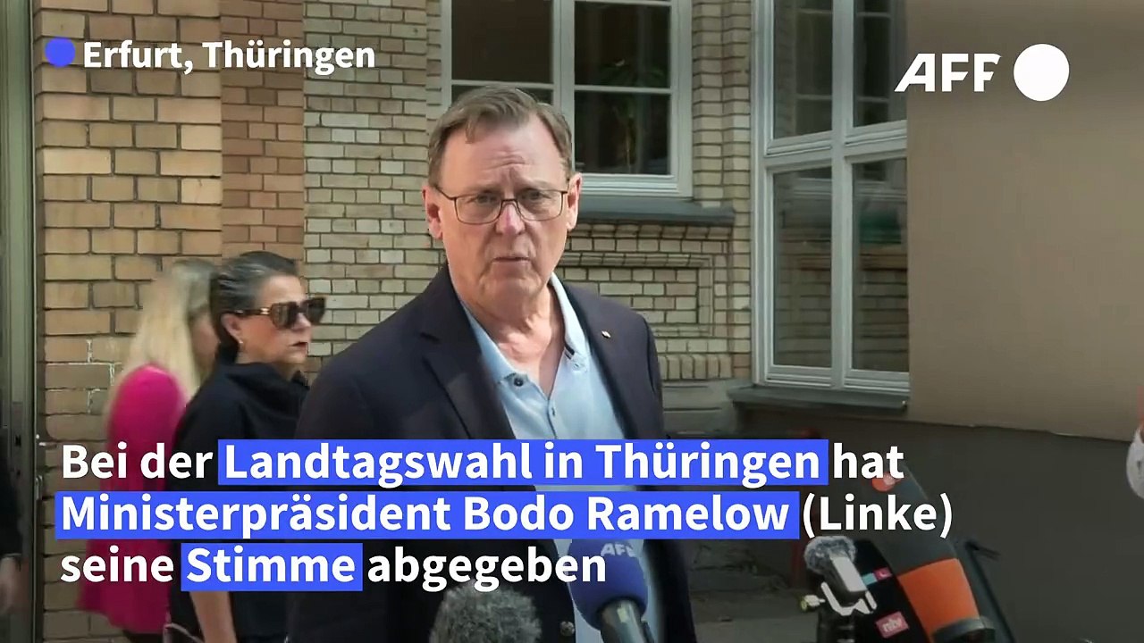 Ramelow nach Stimmabgabe: Wahltag ist 'Festtag der Demokratie'
