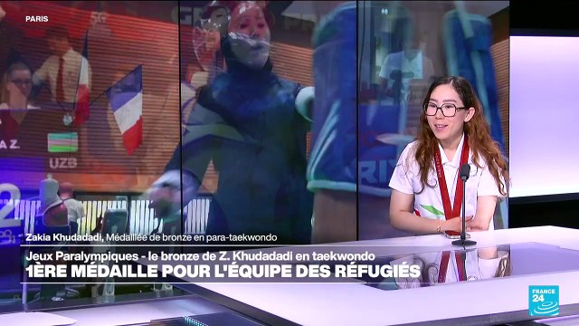 Paralympiques : rencontre avec Zakia Khudadadi première médaillée de l'équipe des réfugiés