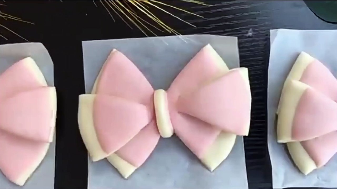 Bowknot Shaped Steamed Buns Recipe